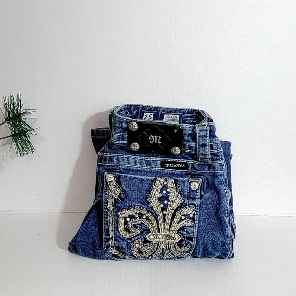 Miss me capri cross style jeans - Picture 4 of 5